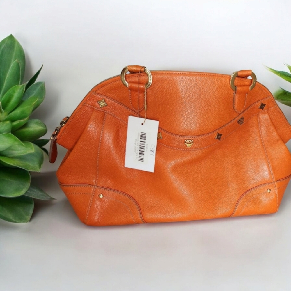 MCM Pre-owned Large Leather Tote